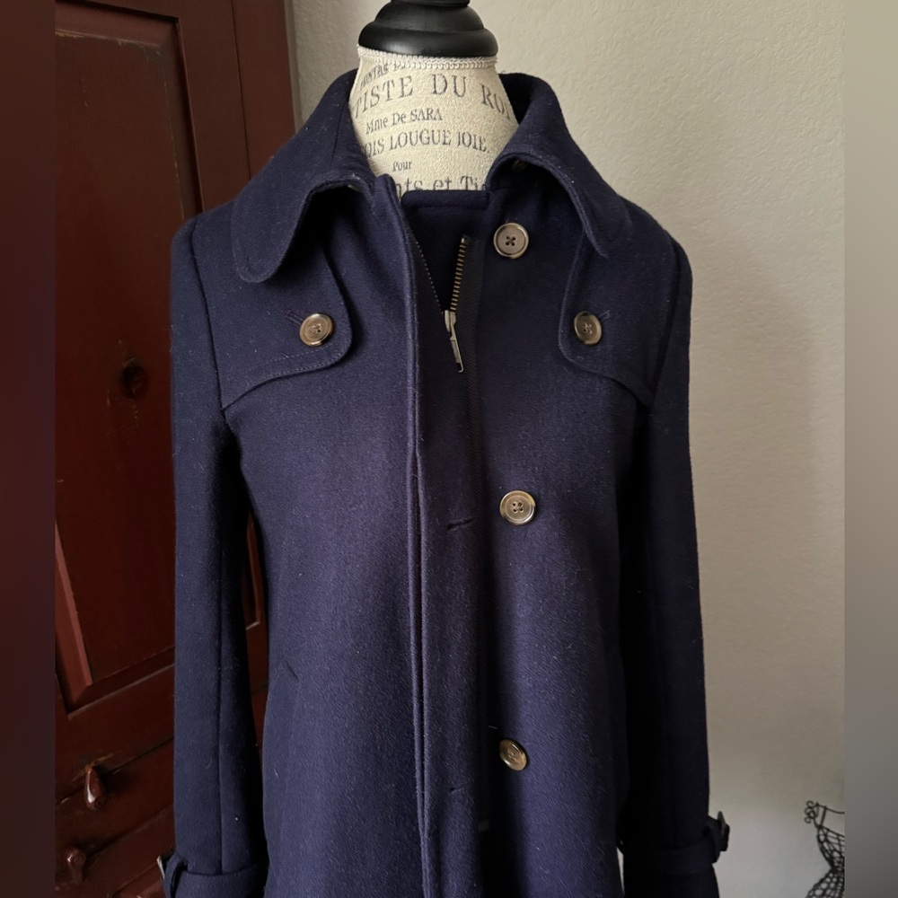 J. Crew Wood Blend Coat Size 6 - Picture 9 of 15